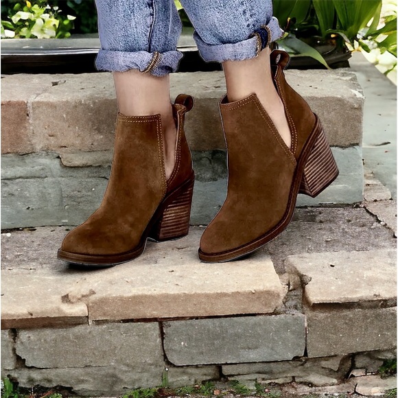 steve madden brown ankle boots
